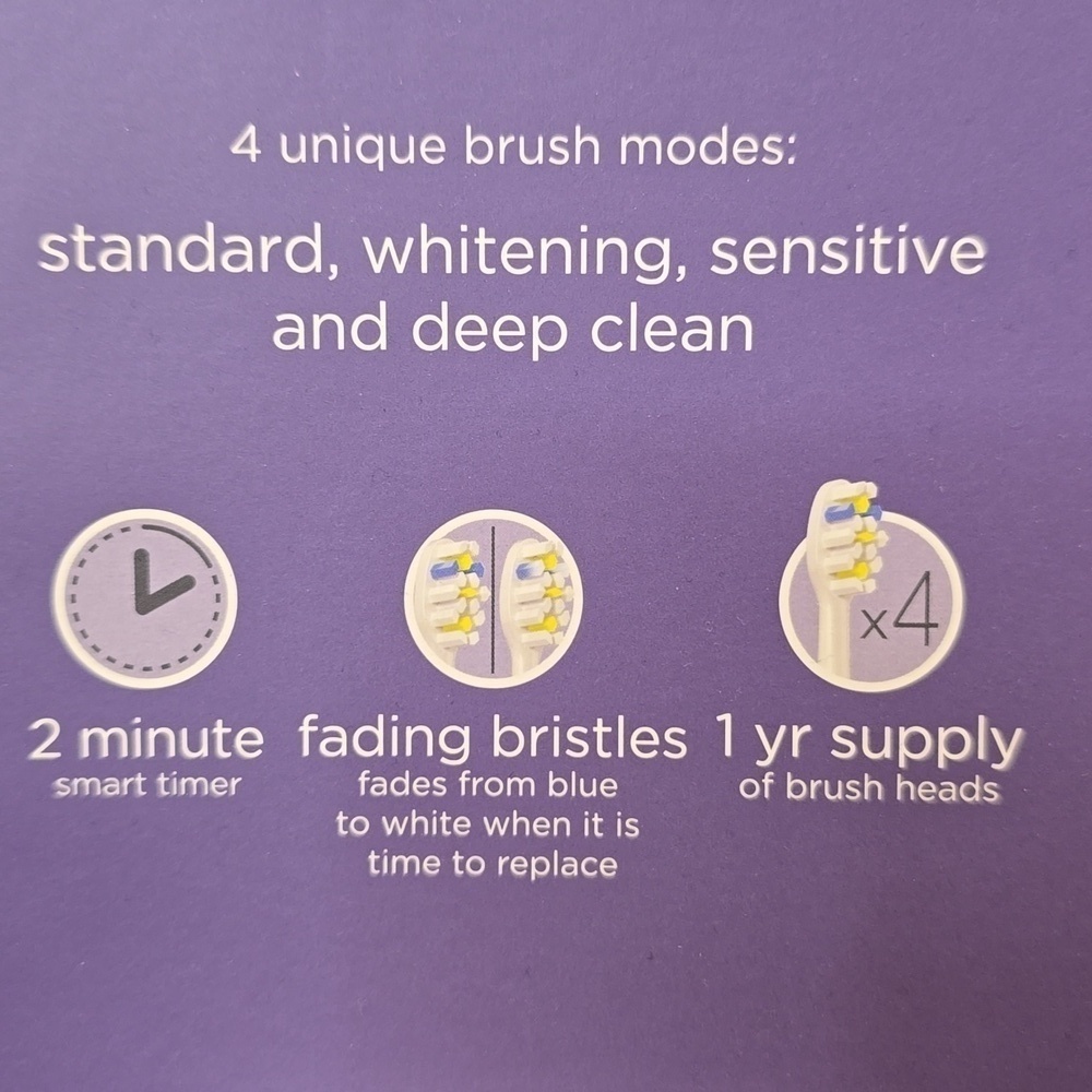 Dentiguard - Rechargeable Sonic Toothbrush in Metallic Purple - Picture 2 of 8